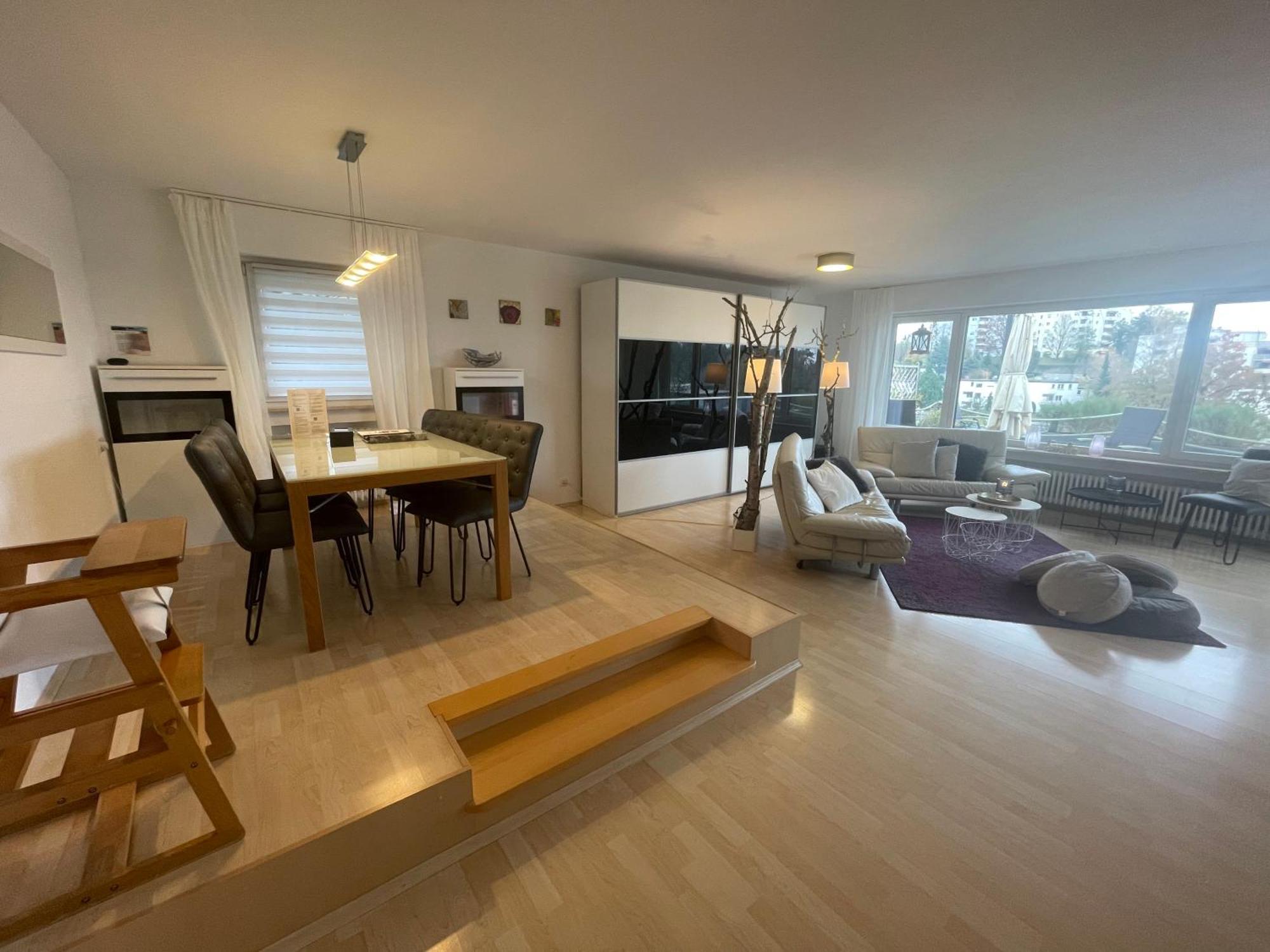 Penthouse - 3 Schlafzimmer- Sonnige Dachterrasse -Whirlpool & Alpenblick - Perfekt Fuer Romantik Oder Familienurlaub Mit Kind, Hund Willkommen - By Ferienwohnenamsee - ユーバーリンゲン エクステリア 写真