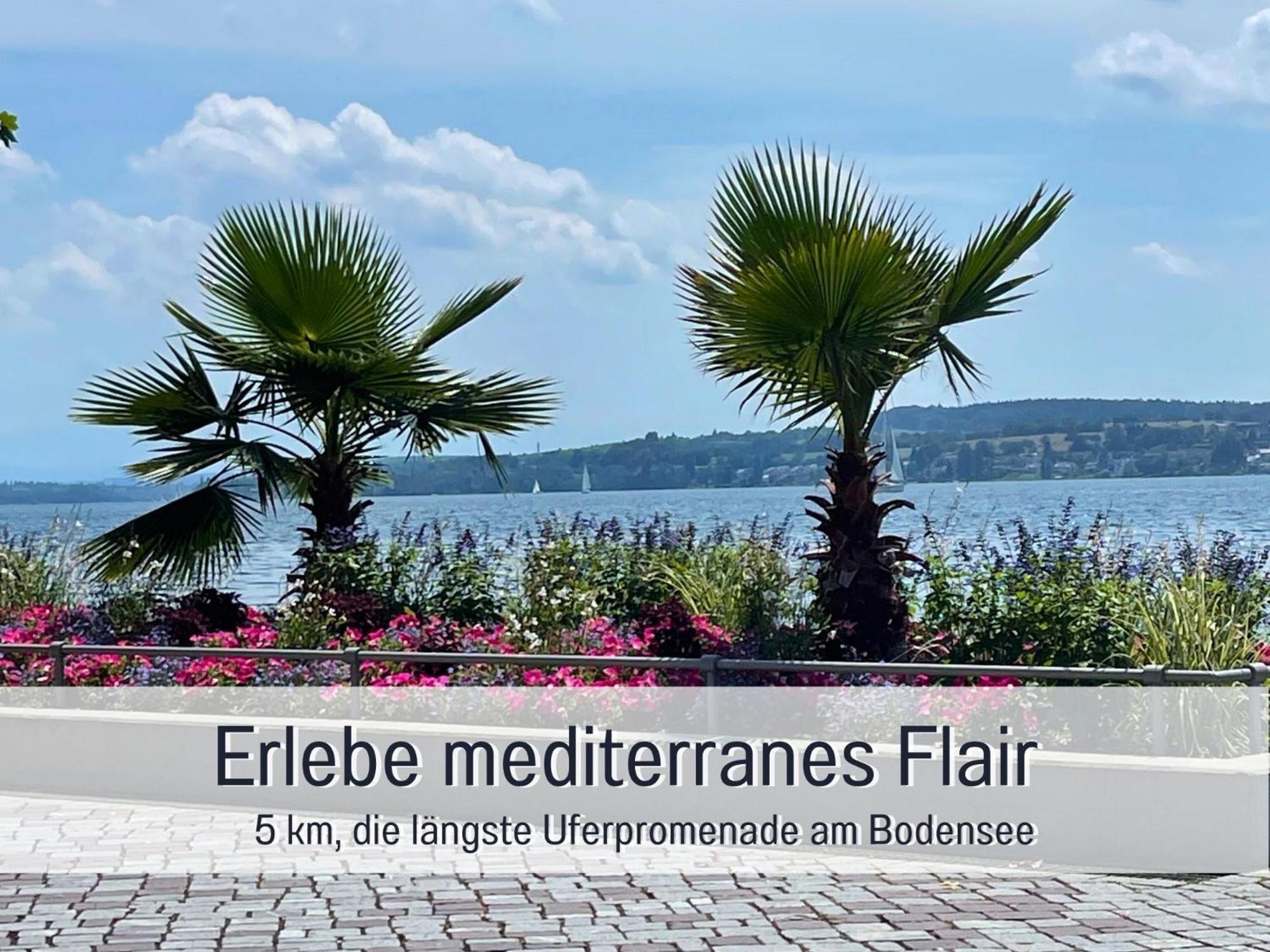 Penthouse - 3 Schlafzimmer- Sonnige Dachterrasse -Whirlpool & Alpenblick - Perfekt Fuer Romantik Oder Familienurlaub Mit Kind, Hund Willkommen - By Ferienwohnenamsee - ユーバーリンゲン エクステリア 写真