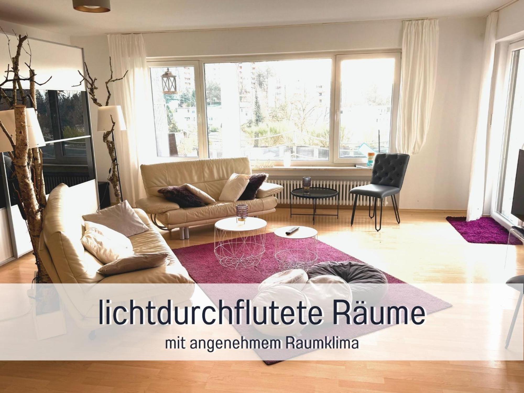 Penthouse - 3 Schlafzimmer- Sonnige Dachterrasse -Whirlpool & Alpenblick - Perfekt Fuer Romantik Oder Familienurlaub Mit Kind, Hund Willkommen - By Ferienwohnenamsee - ユーバーリンゲン エクステリア 写真